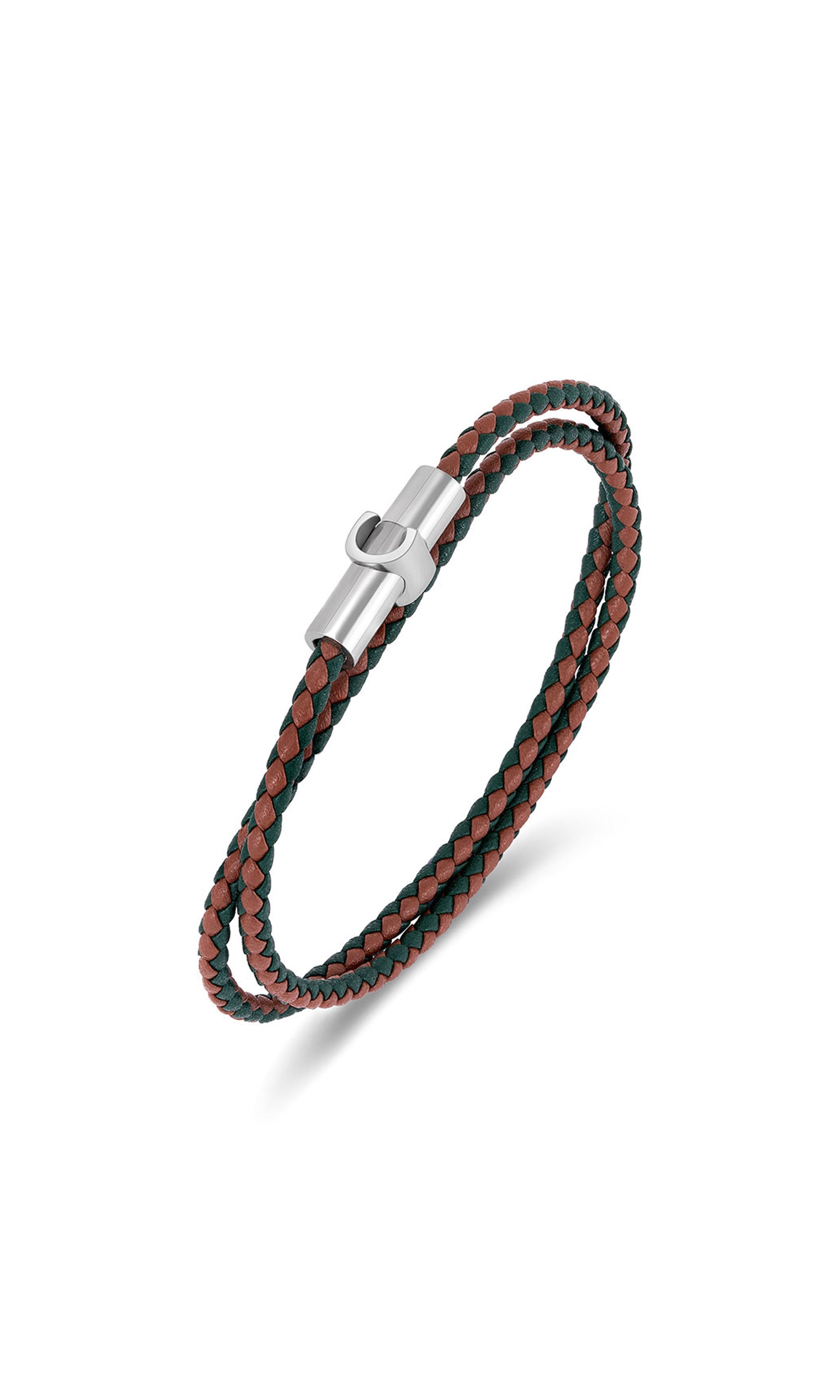 Umberto Braided Leather Bracelet for Men