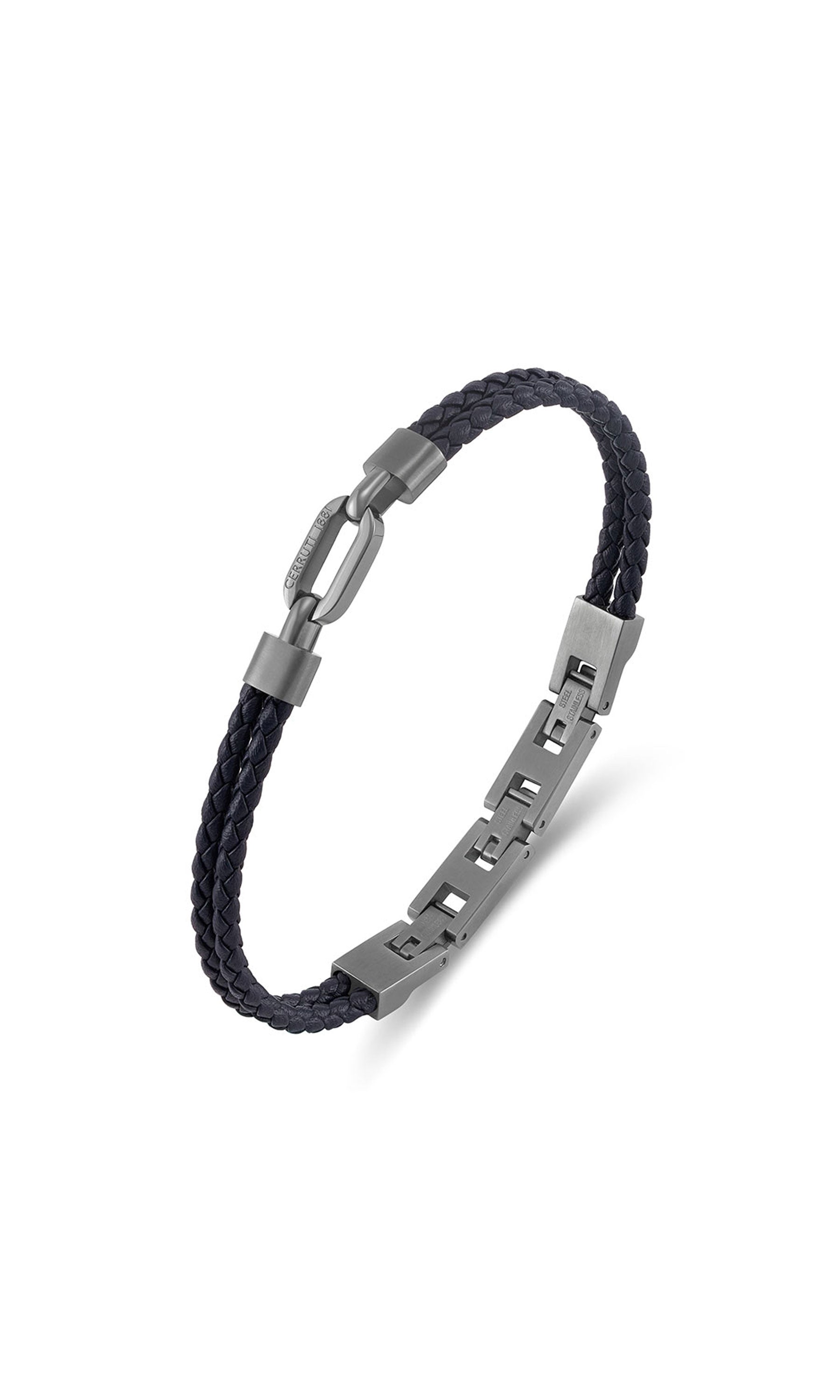 Tommaso Braided Leather Bracelet for Men