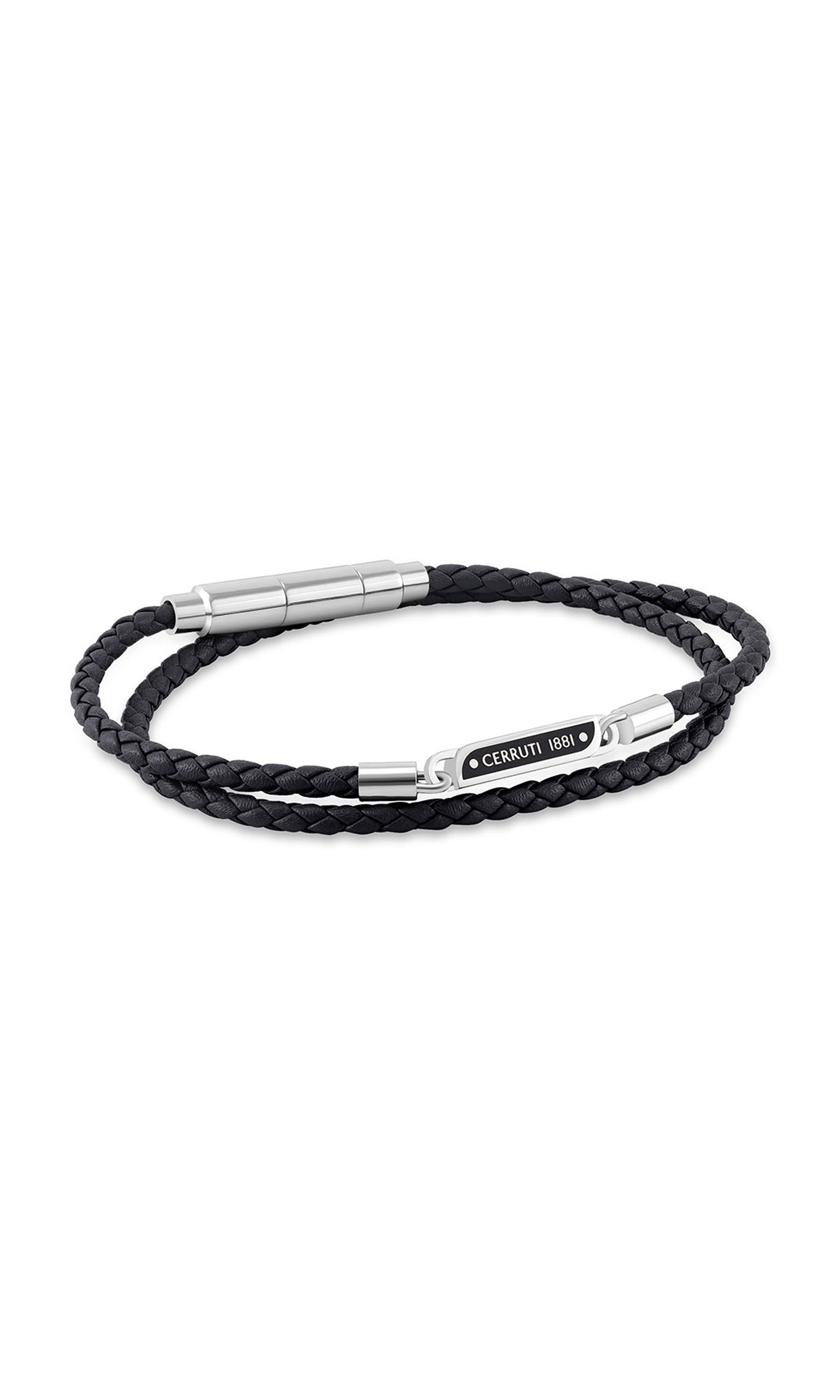 Emiliano Braided Leather Bracelet for Men