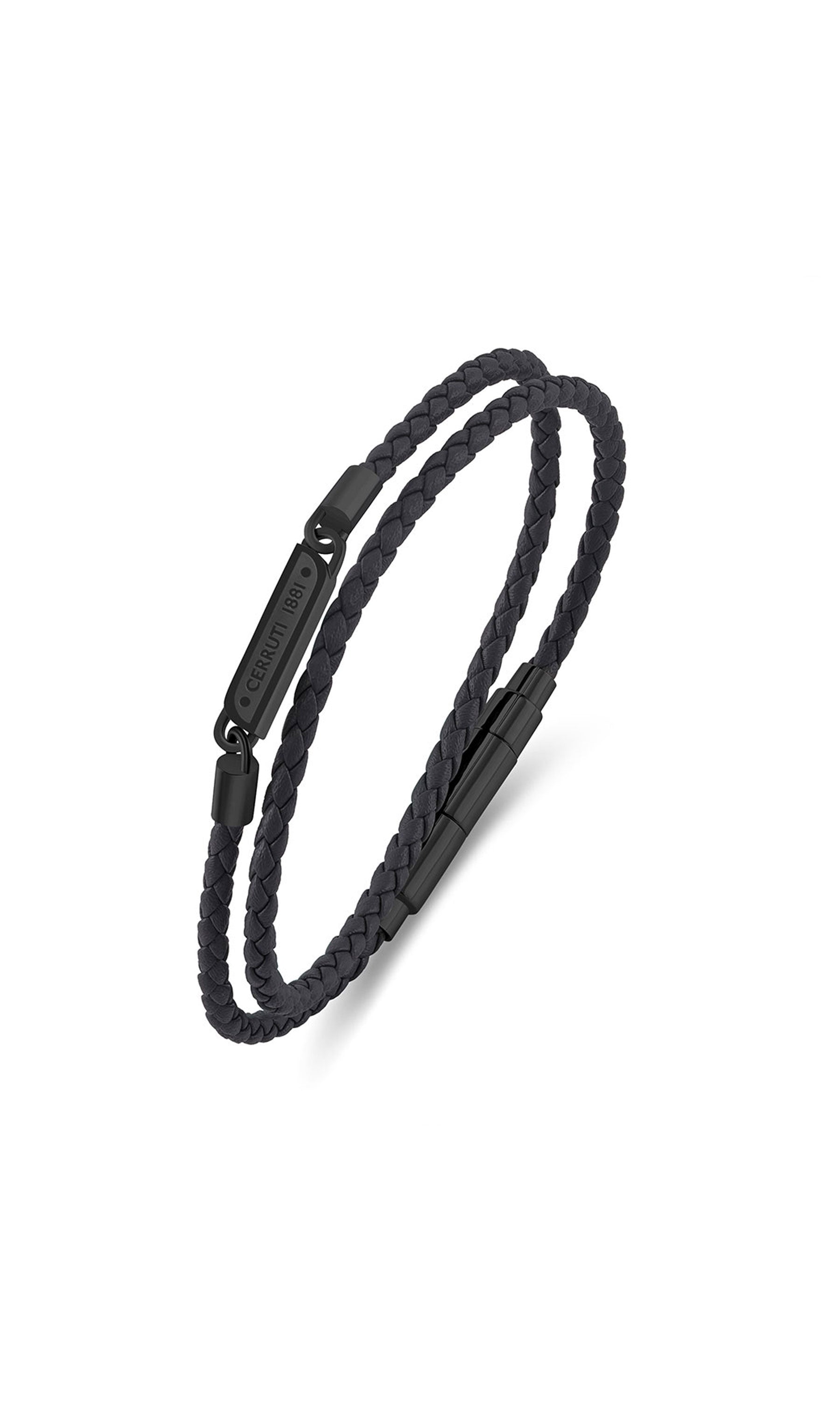 Emiliano Braided Leather Bracelet for Men