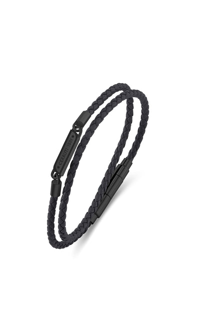 Emiliano Braided Leather Bracelet for Men