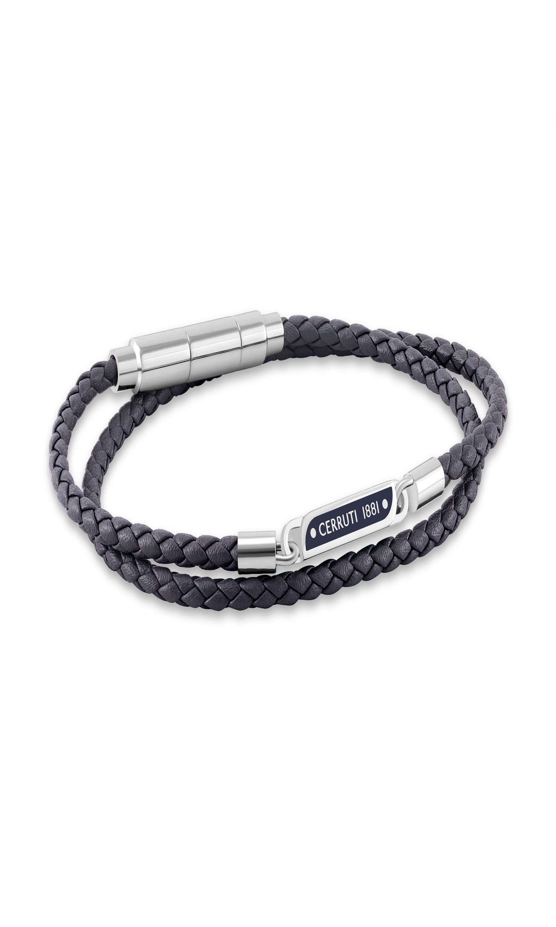 Emiliano Braided Leather Bracelet for Men