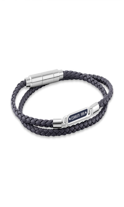 Emiliano Braided Leather Bracelet for Men