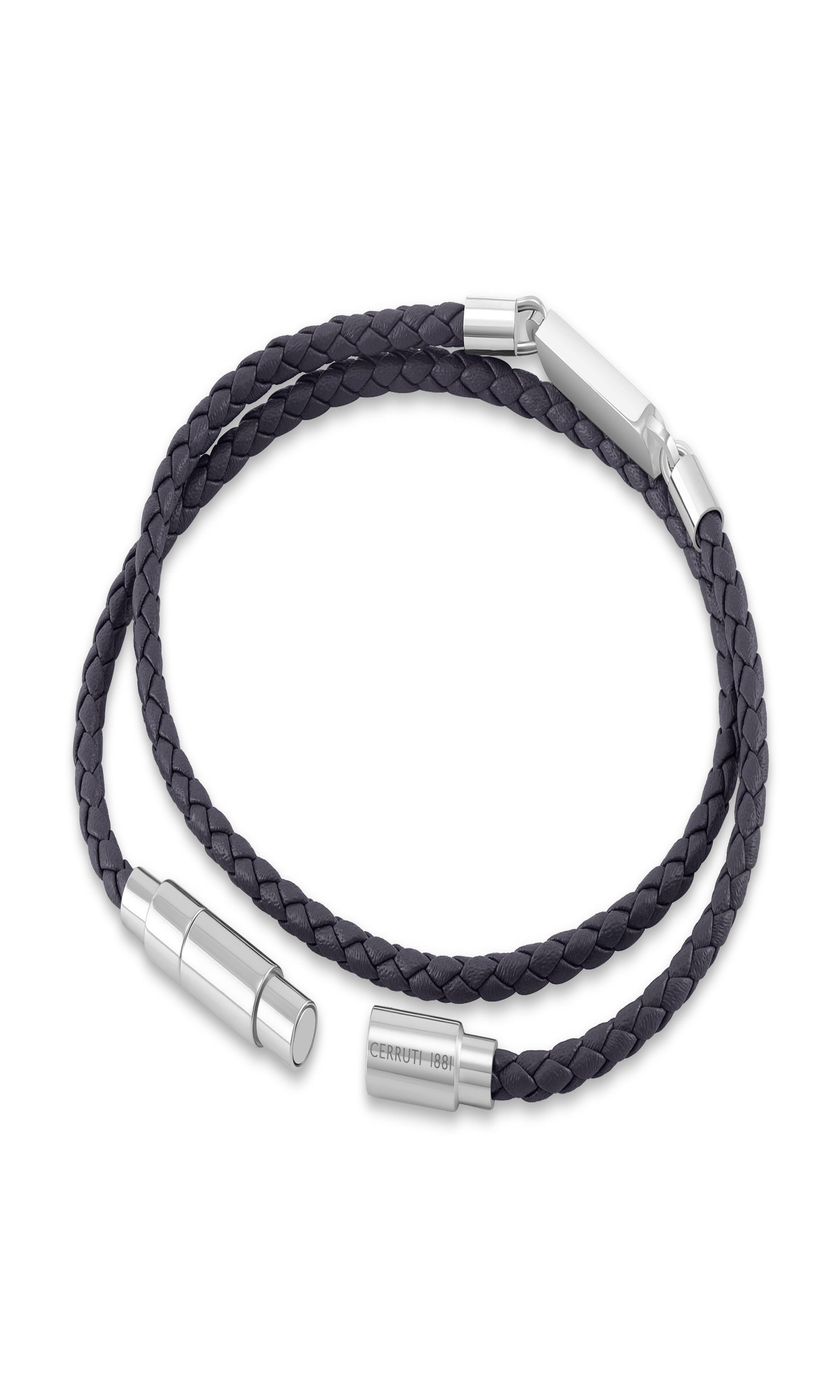Emiliano Braided Leather Bracelet for Men