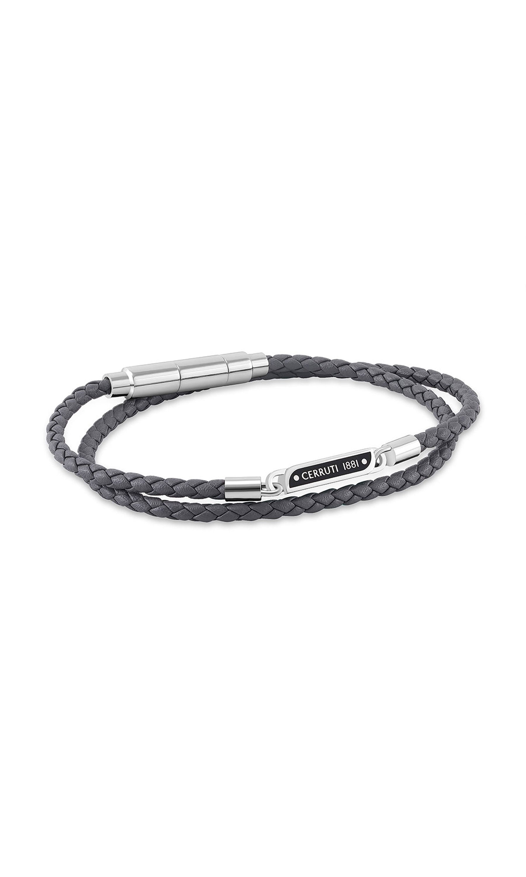 Emiliano Braided Leather Bracelet for Men