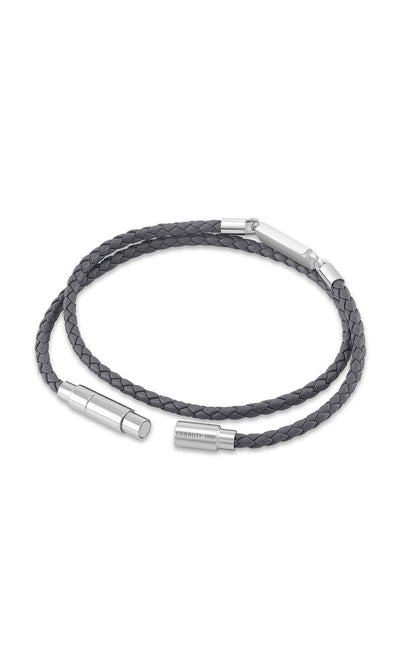 Emiliano Braided Leather Bracelet for Men