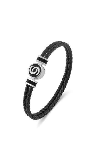 Daniele Braided Leather Bracelet for Men