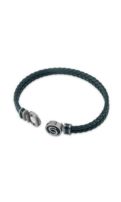 Daniele Braided Leather Bracelet for Men