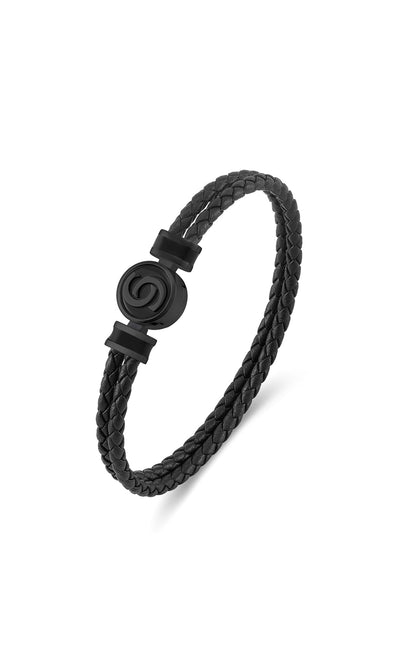 Daniele Braided Leather Bracelet for Men