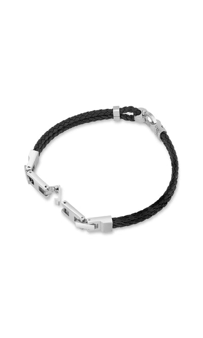 Federico Braided Leather Bracelet for Men