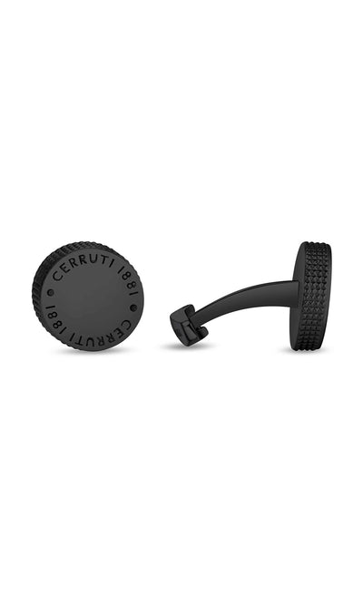 Ignazia Stainless Steel Round Cufflinks for Men