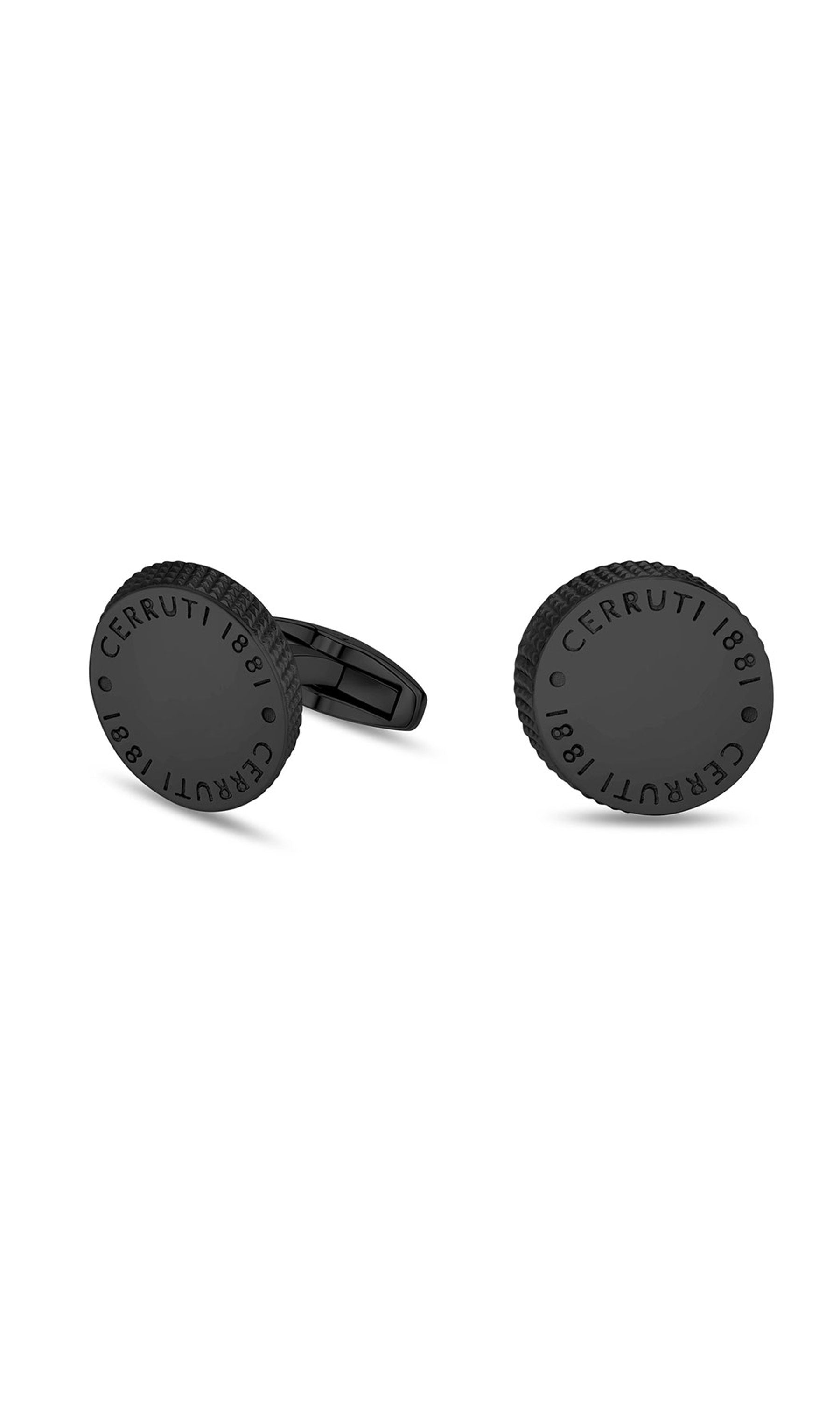 Ignazia Stainless Steel Round Cufflinks for Men