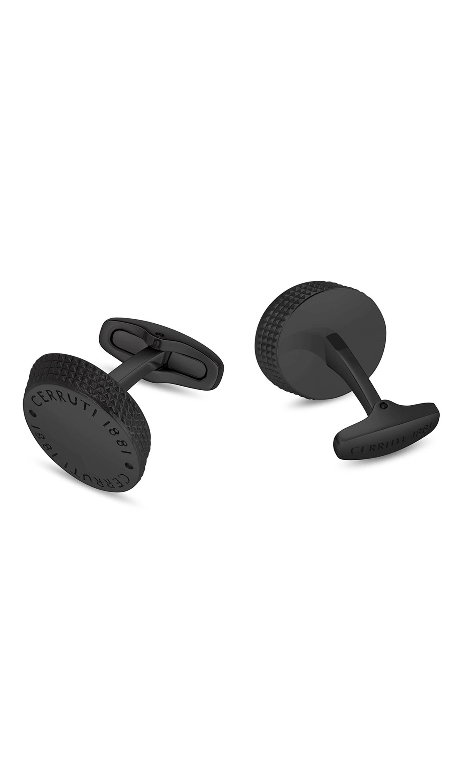 Ignazia Stainless Steel Round Cufflinks for Men