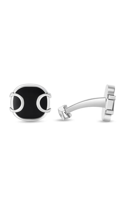 Bernardo Stainless Steel Square Cufflinks for Men