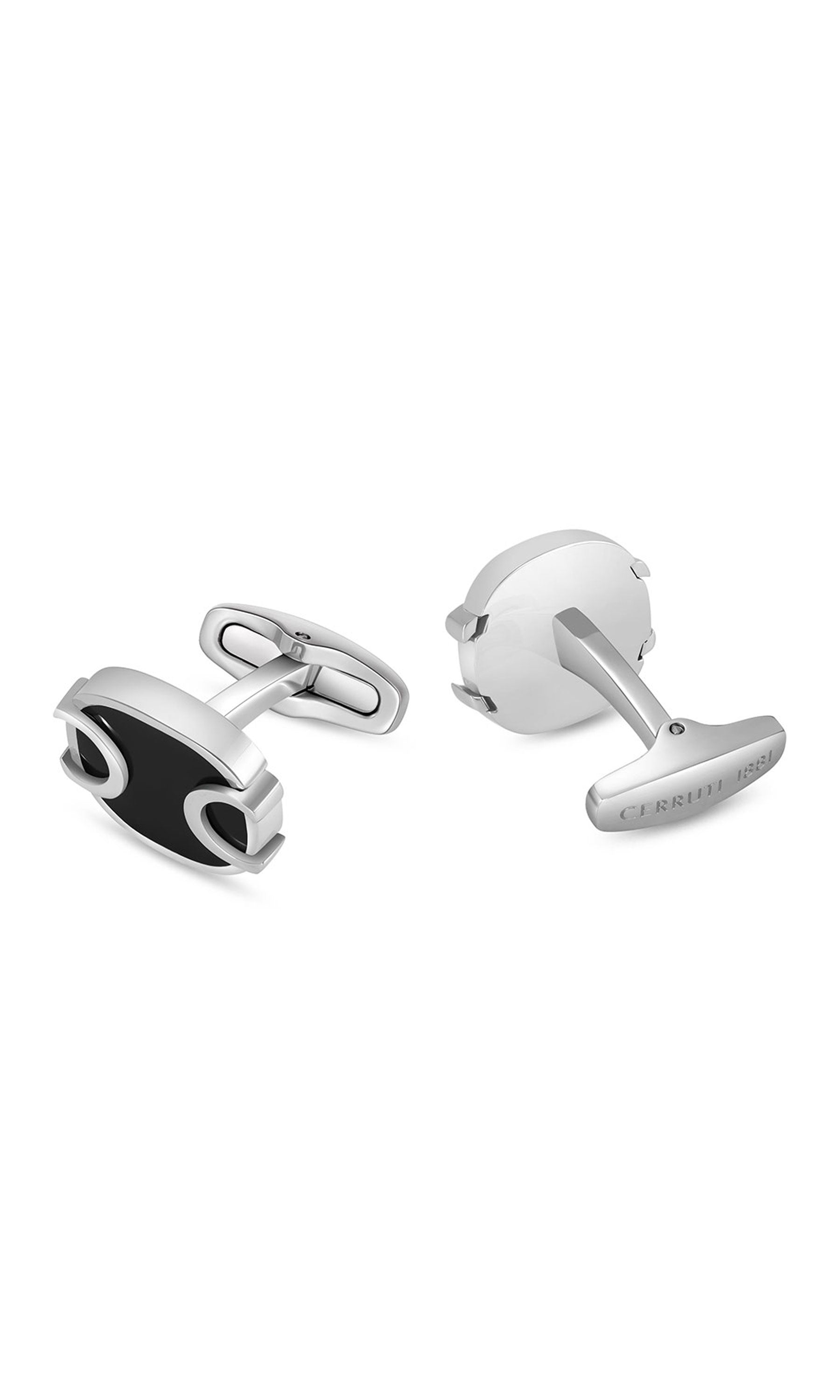 Cerruti 1881 Bernardo Stainless Steel Square Cufflinks for Men