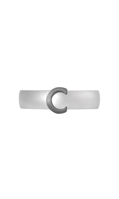 Luigi Stainless Steel Band Ring for Men