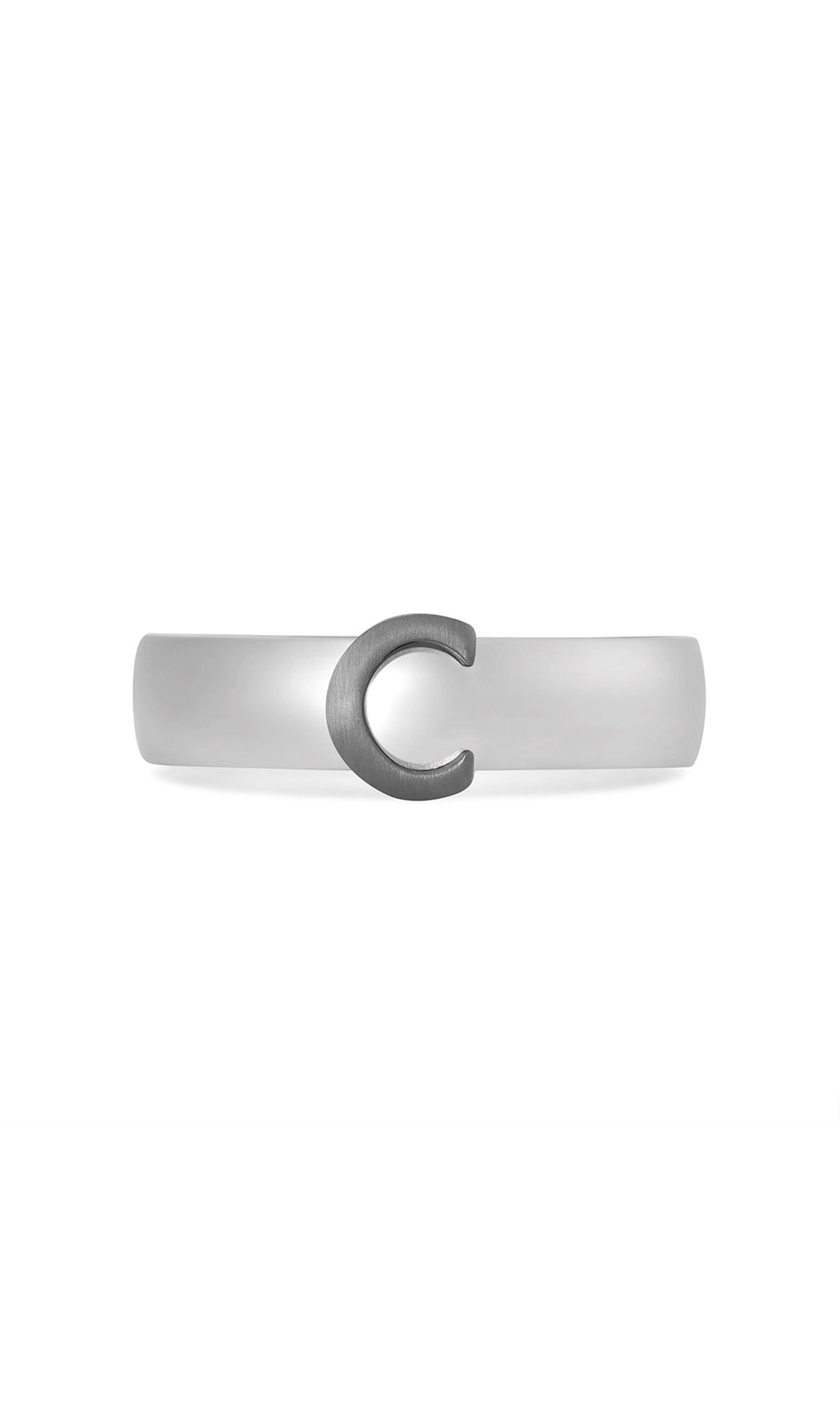 Luigi Stainless Steel Band Ring for Men