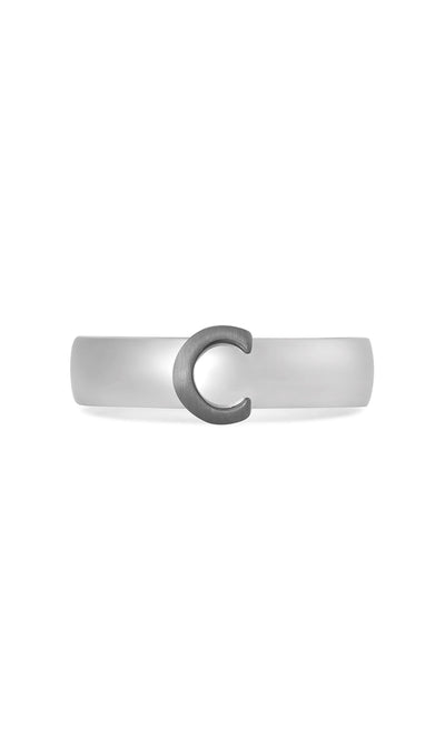 Luigi Stainless Steel Band Ring for Men