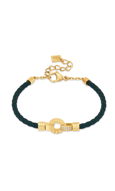 Sabrina Braided Leather Bracelet for Women