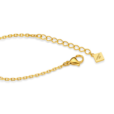 Vittoria Women's Gold Plated Chain Bracelet