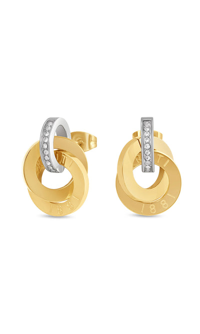 Beatrice Stainless Steel Drop Earrings for Women