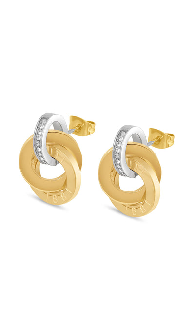 Beatrice Stainless Steel Drop Earrings for Women