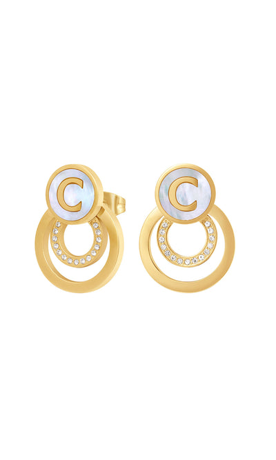 Elena Stainless Steel Studs Earrings for Women