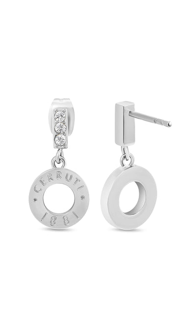 Erika Women's Stainless Steel Drop Earrings