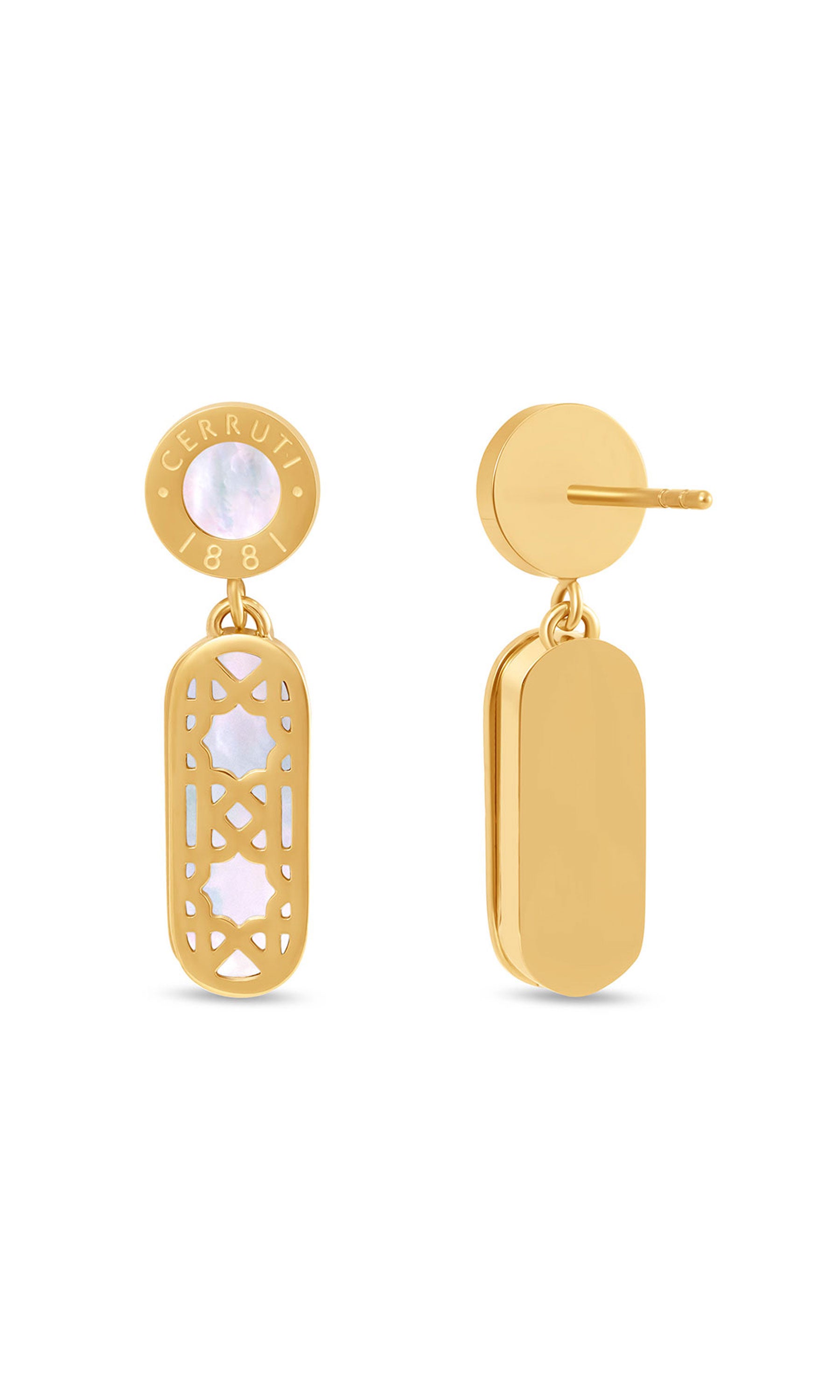 Pamela Stainless Steel Drop Earrings for Women