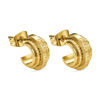 Tiziana Women's Gold Plated Hoop Earrings