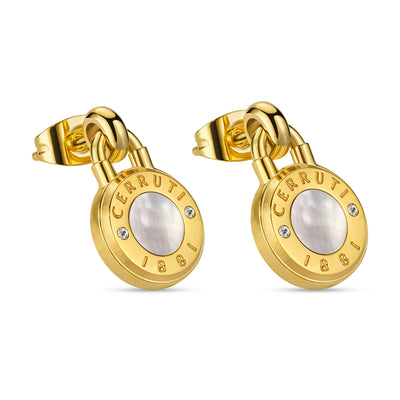Vittoria Women's Gold Plated Drop Earrings