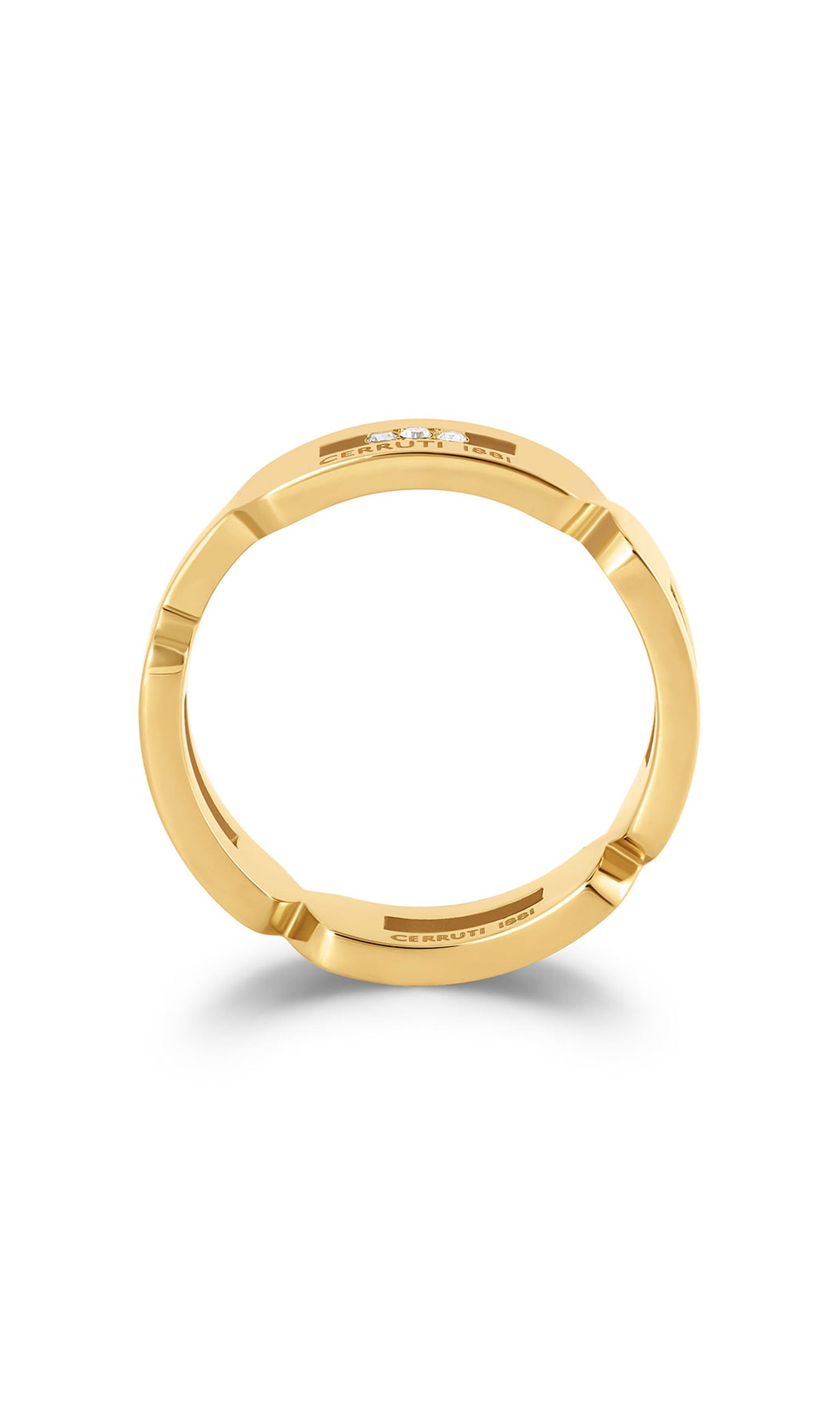 Flavia Stainless Steel Band Ring for Women