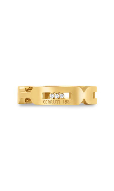 Flavia Stainless Steel Band Ring for Women