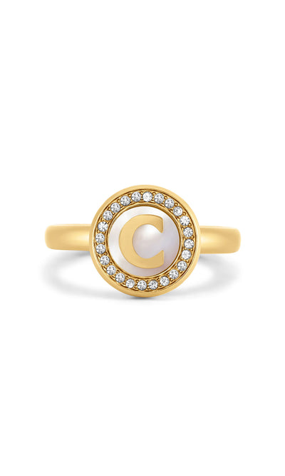Raffaella Stainless Steel Halo Ring for Women