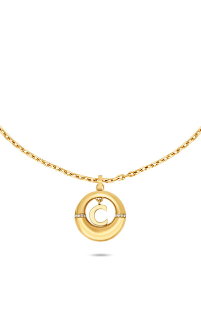Cerruti 1881 Valeria Stainless Steel Pendant Necklace for Women