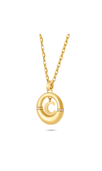 Cerruti 1881 Valeria Stainless Steel Pendant Necklace for Women