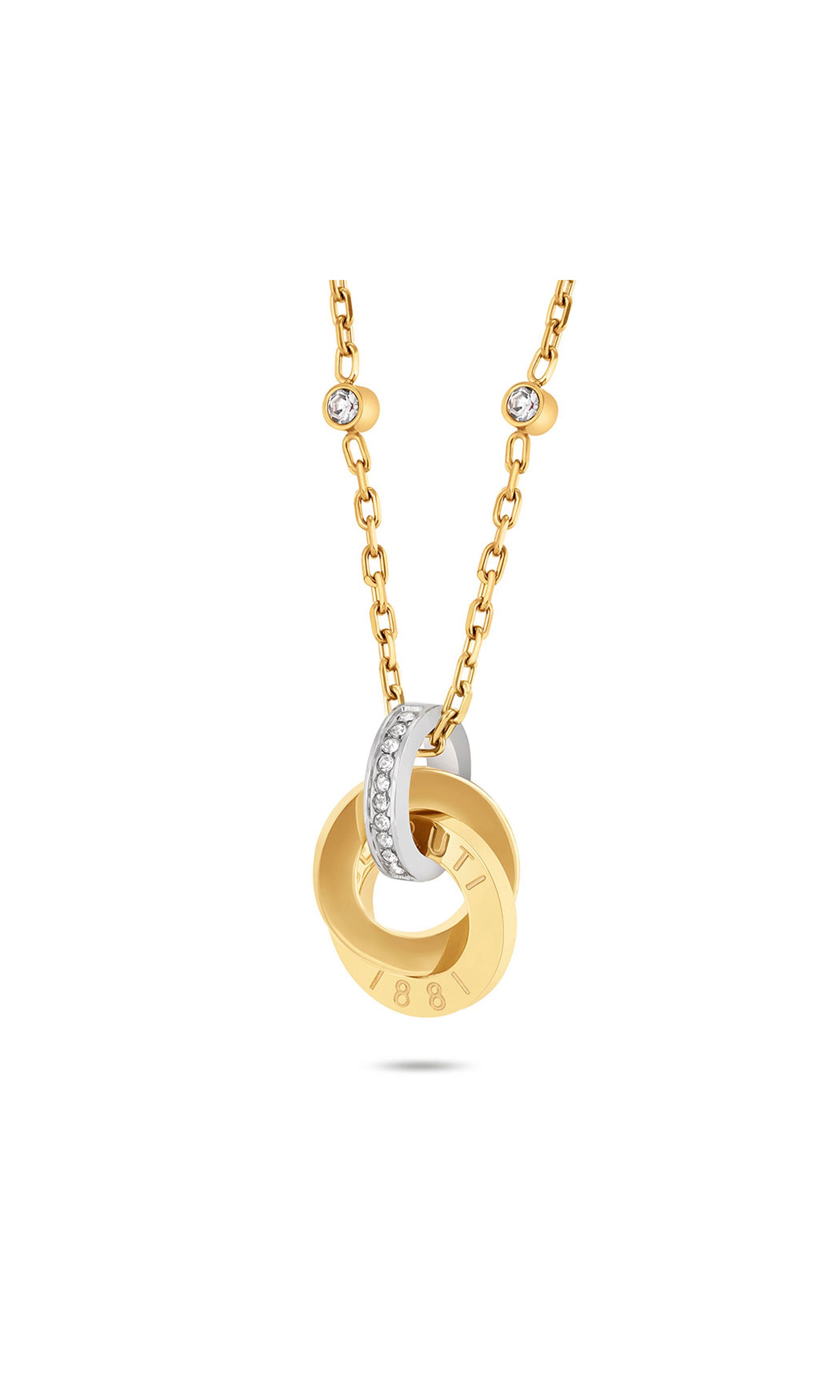 Cerruti 1881 Beatrice Stainless Steel Pendant Necklace for Women