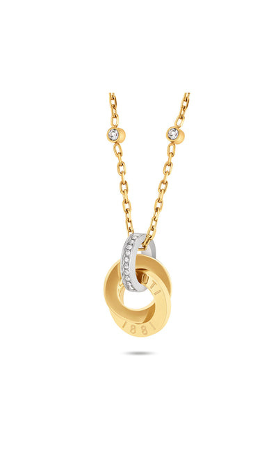 Cerruti 1881 Beatrice Stainless Steel Pendant Necklace for Women