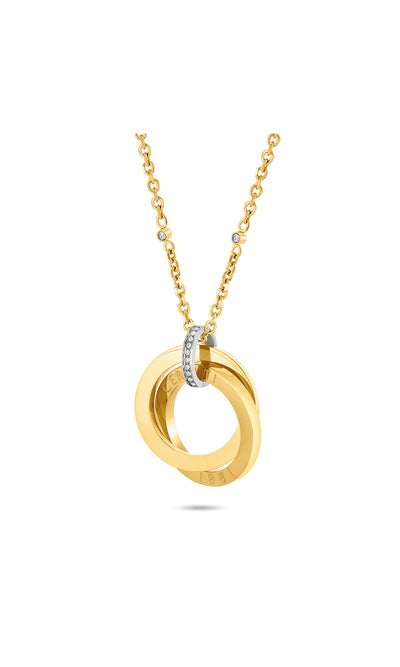 Cerruti 1881 Beatrice Stainless Steel Pendant Necklace for Women