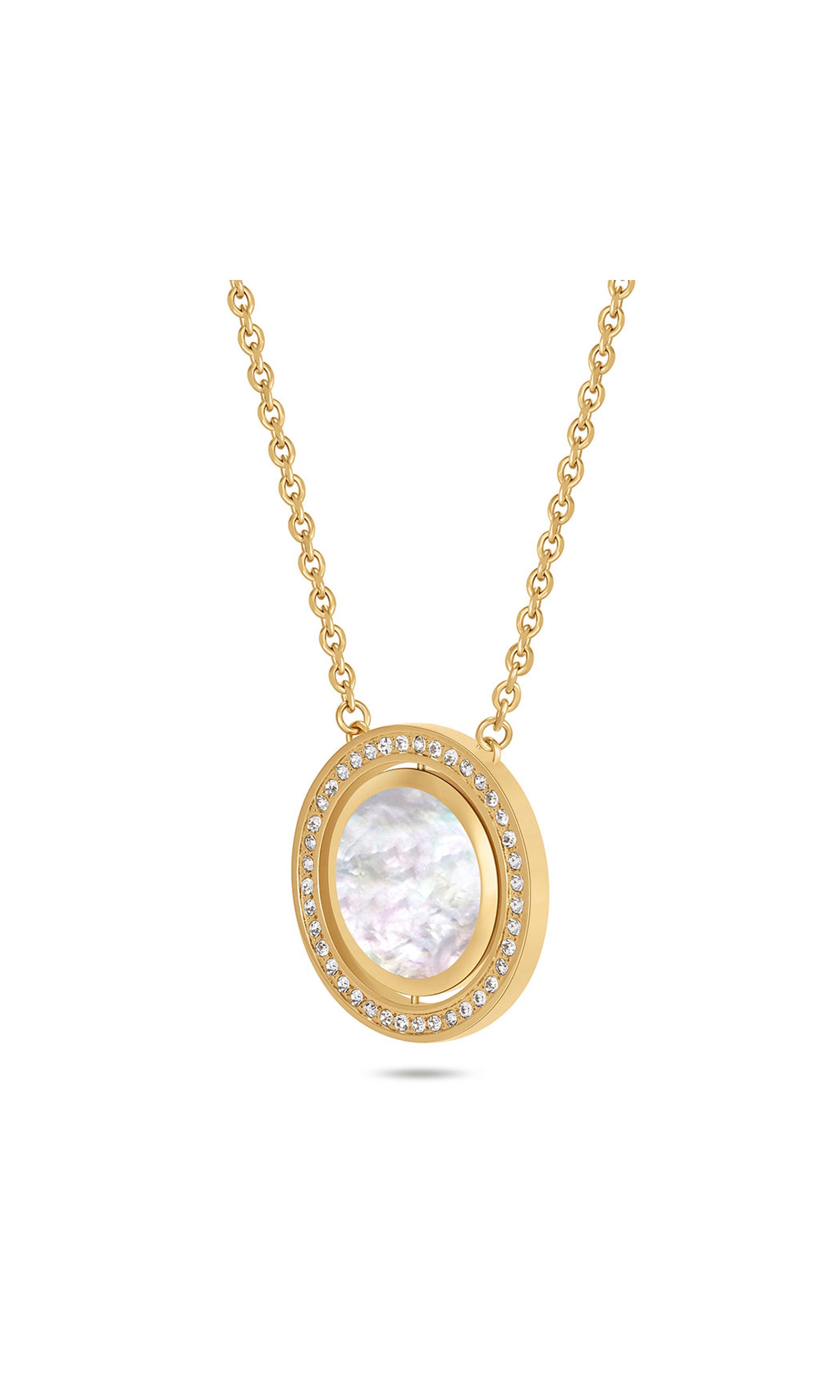 Cerruti 1881 Larissa Stainless Steel Pendant Necklace for Women