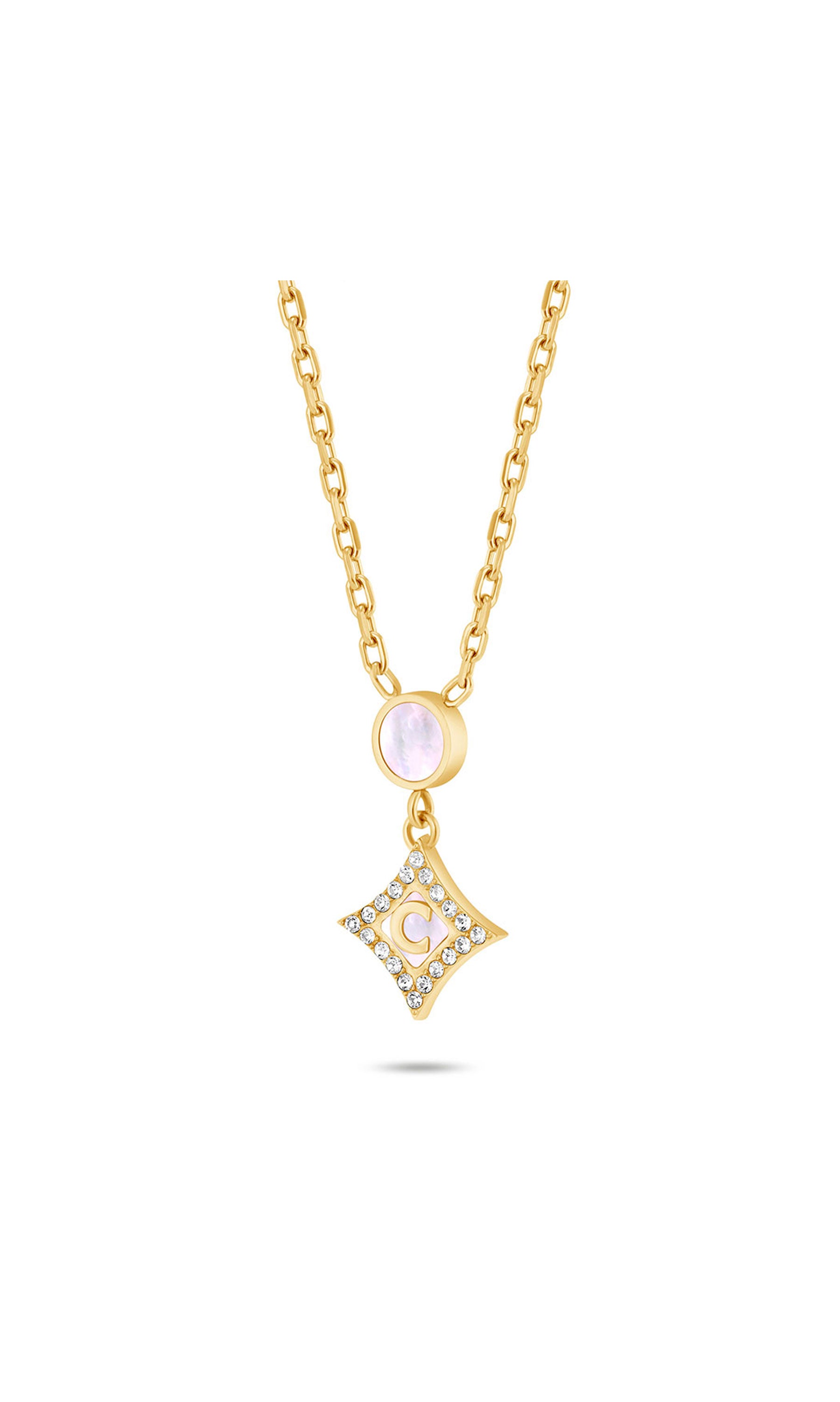 Cerruti 1881 Tessa Stainless Steel Pendant Necklace for Women