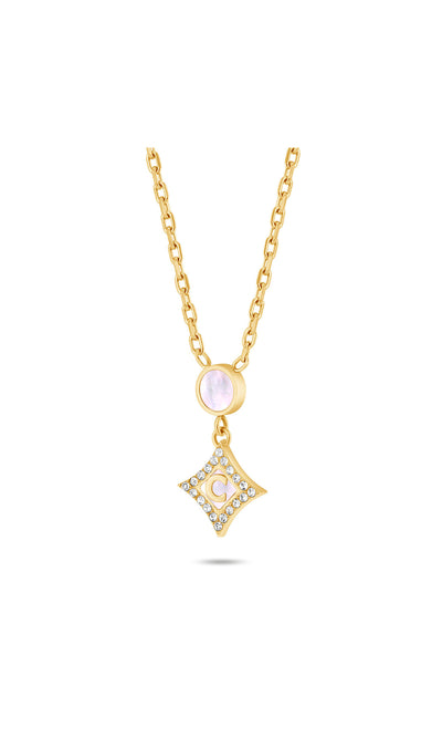 Cerruti 1881 Tessa Stainless Steel Pendant Necklace for Women