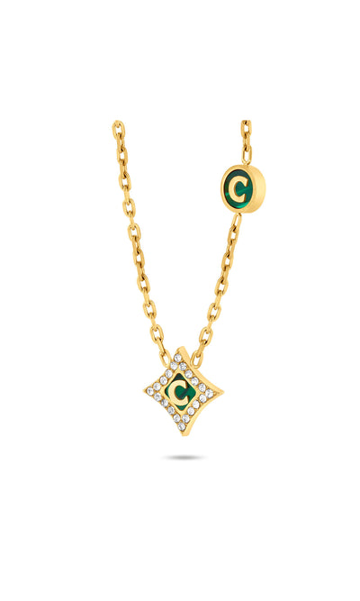 Cerruti 1881 Tessa Stainless Steel Pendant Necklace for Women