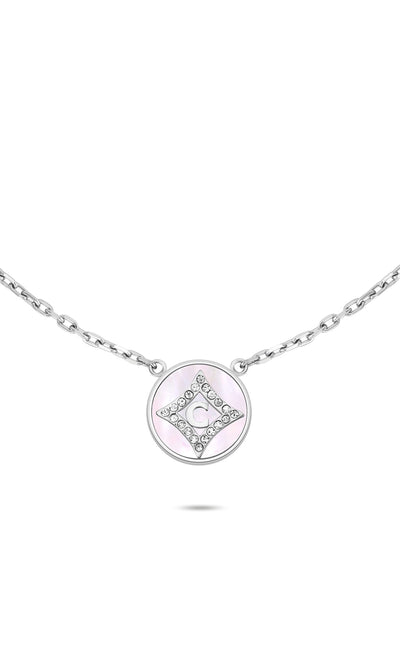 Cerruti 1881 Tessa Stainless Steel Pendant Necklace for Women