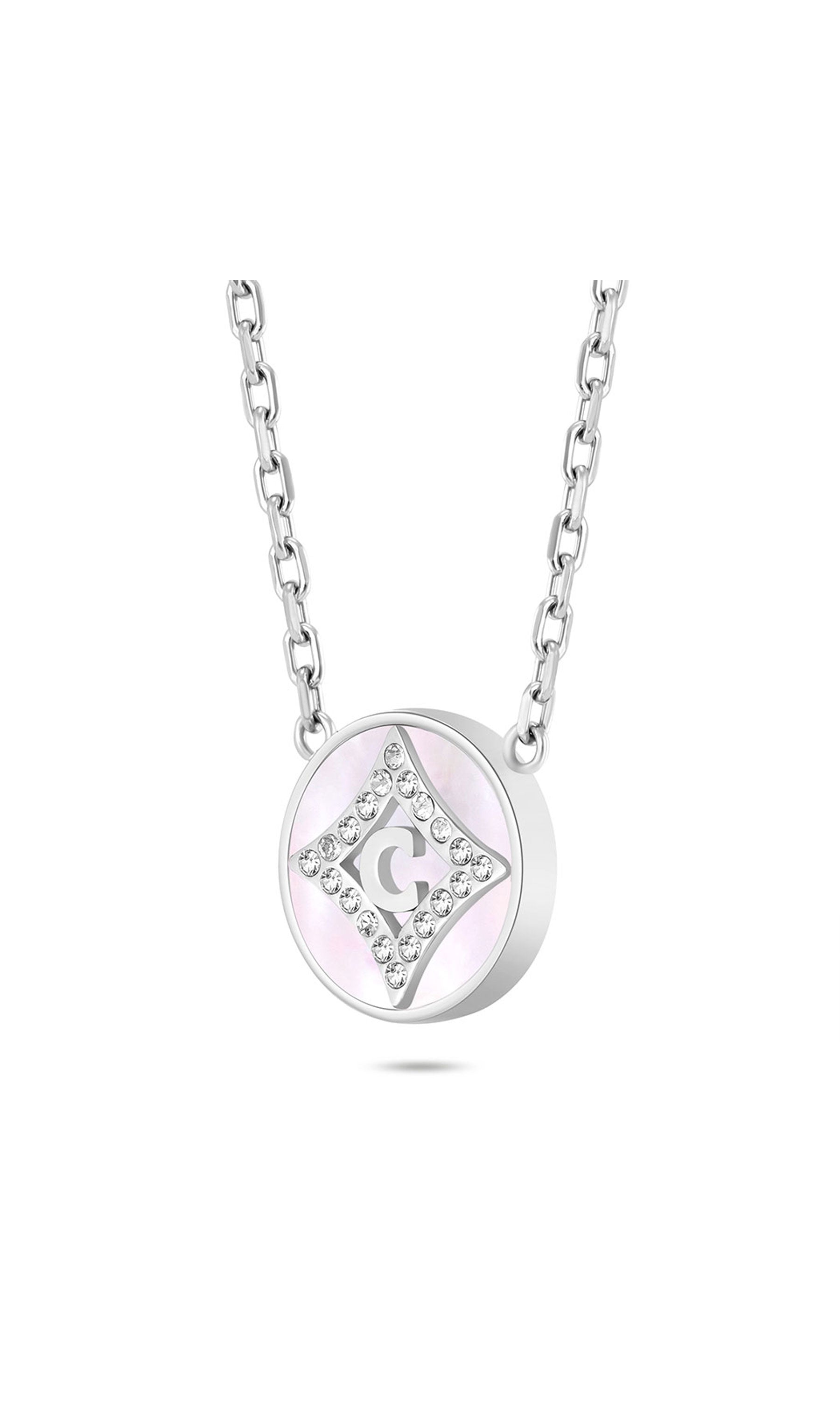 Cerruti 1881 Tessa Stainless Steel Pendant Necklace for Women