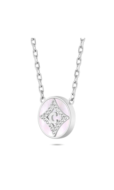 Cerruti 1881 Tessa Stainless Steel Pendant Necklace for Women
