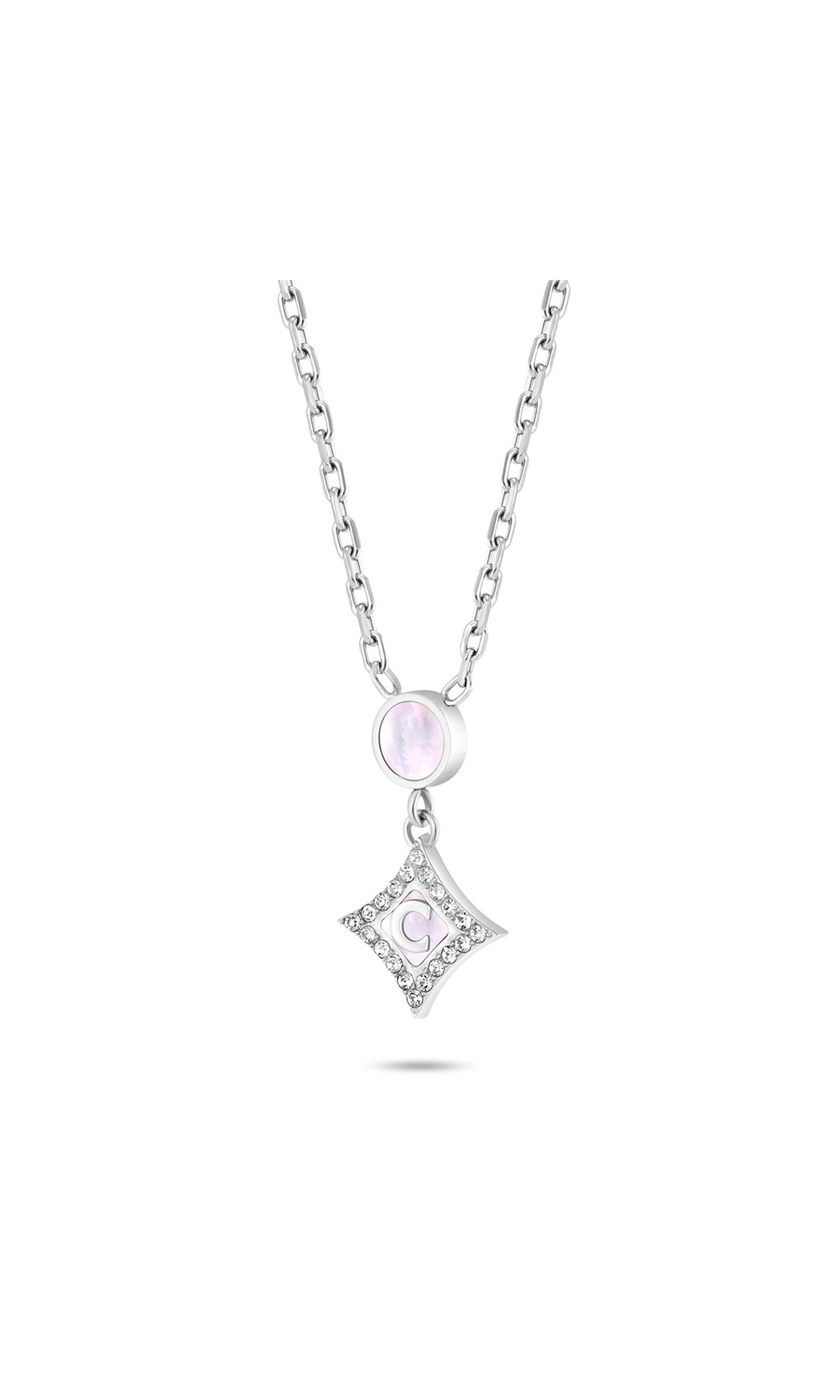 Cerruti 1881 Tessa Stainless Steel Pendant Necklace for Women