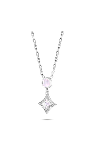 Cerruti 1881 Tessa Stainless Steel Pendant Necklace for Women