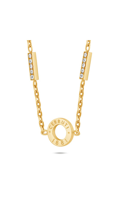 Cerruti 1881 Erika Stainless Steel Chain Necklace for Women