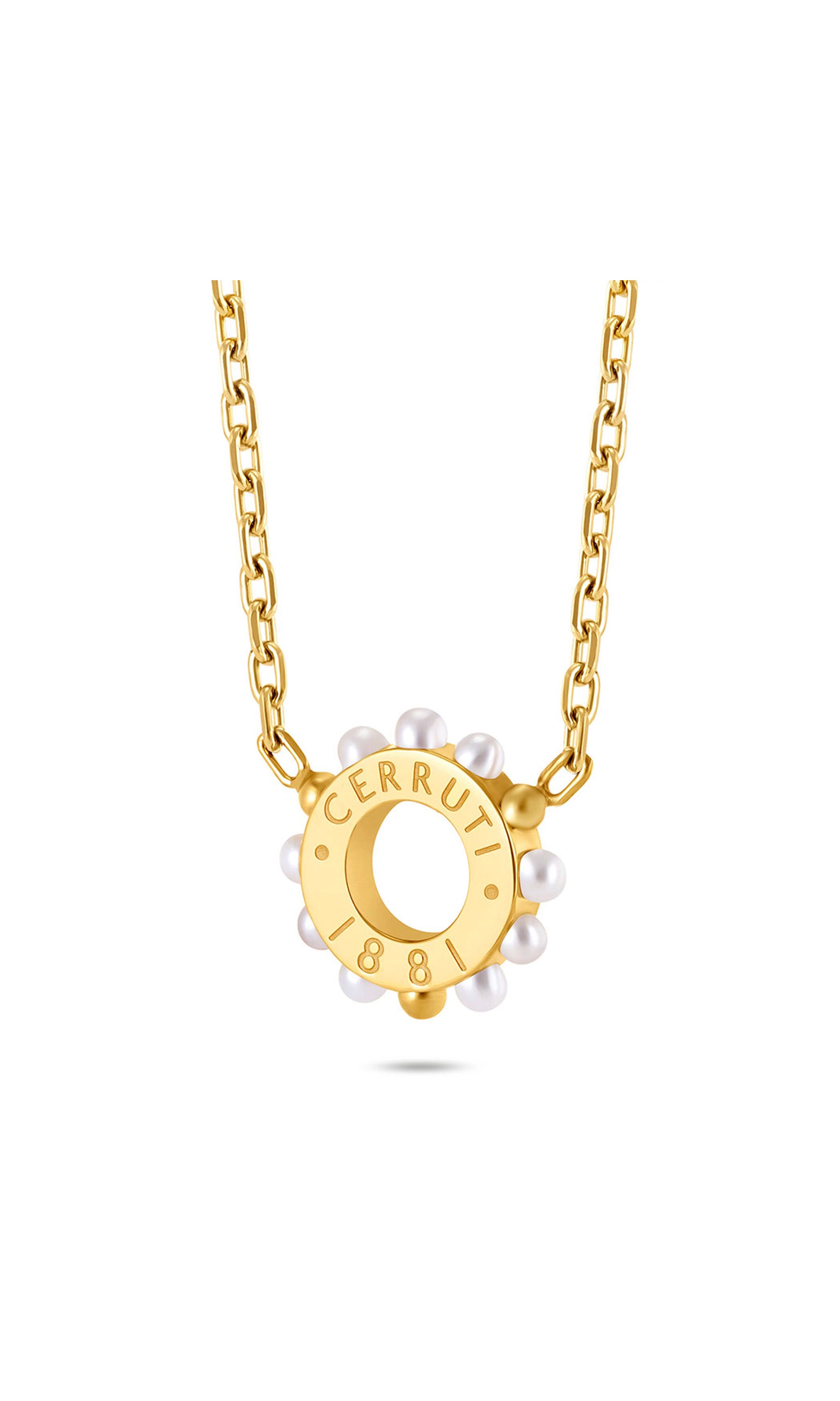 Cerruti 1881 Maddalena Stainless Steel Chain Necklace for Women